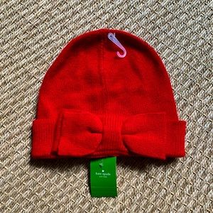 Red Kate Spade Beanie